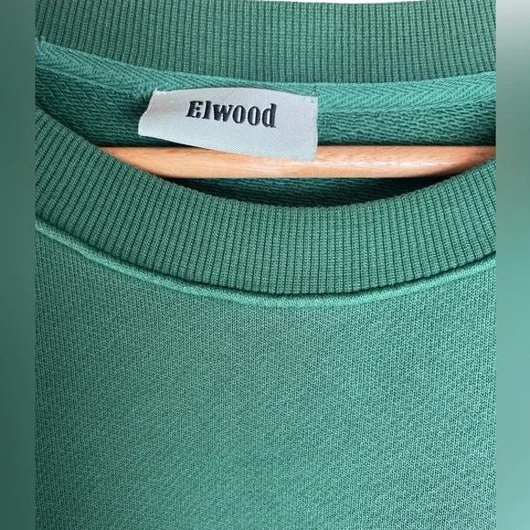 Elwood Men's 100% Organic Cotton Crewneck Sweatshirt - Picture 3 of 6